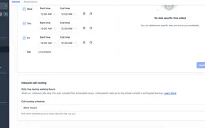 Inbound Call Routing by Working Hours