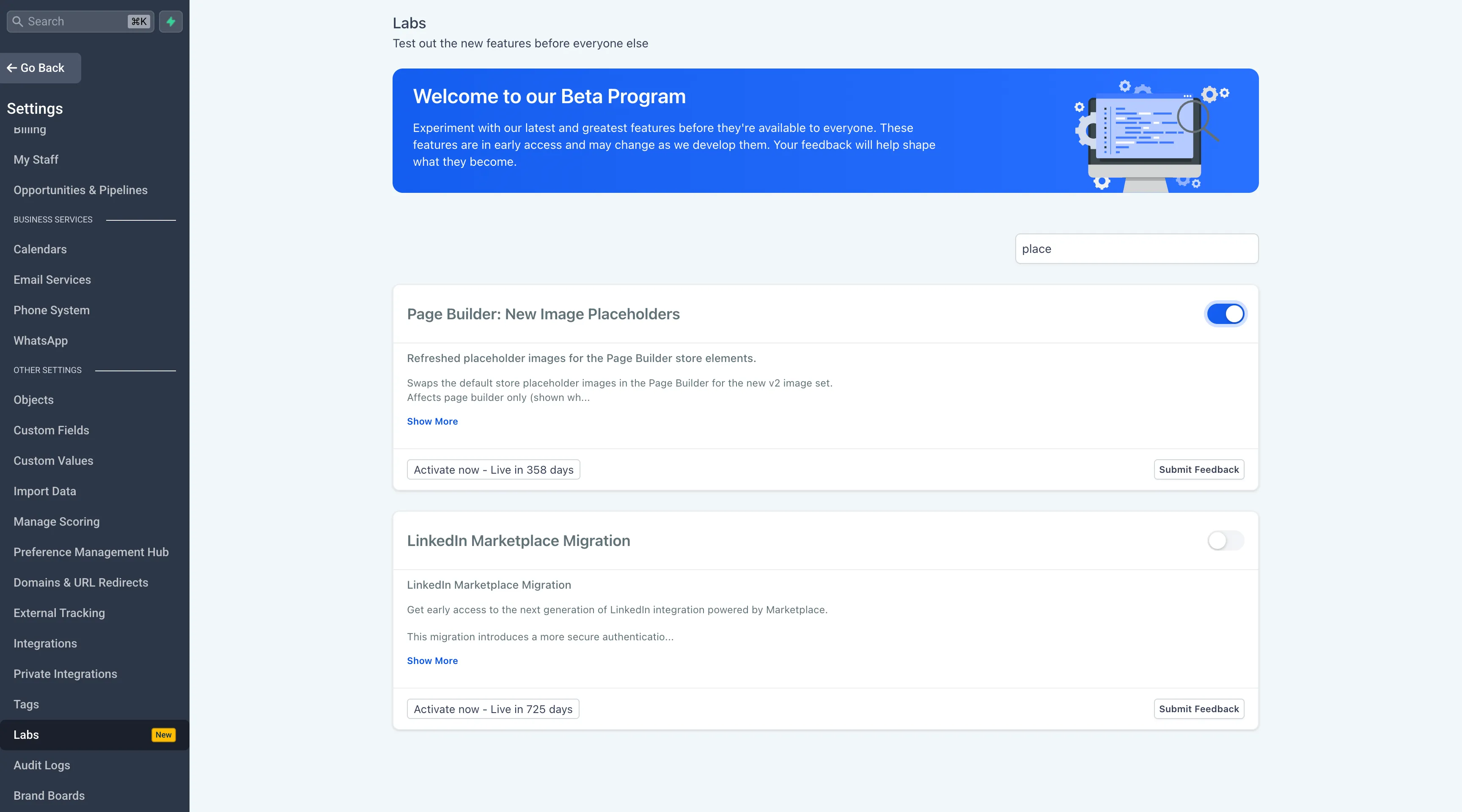 Refreshed placeholder image in Store Builder