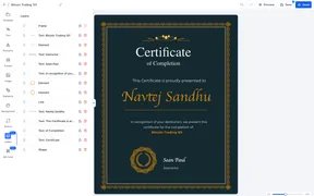 Layers Panel Added to Certificate and Badge Builder