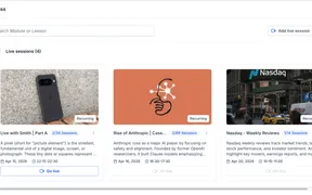Live Sessions Are Now Built Into Courses