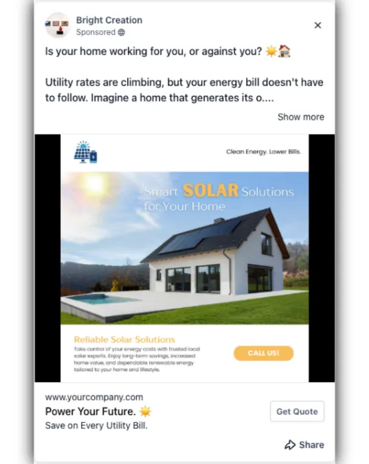 Solar - Facebook Ad
