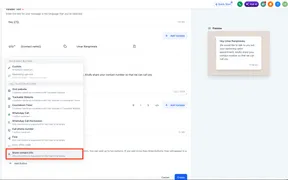 Request Contact Info from WhatsApp Username Users