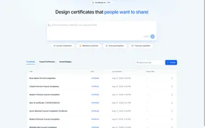 Certificate AI Beta Adds Prompt-Based Design