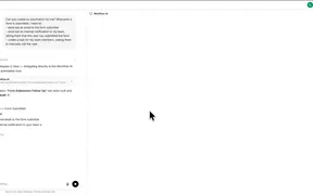 Build Workflows from Ask AI