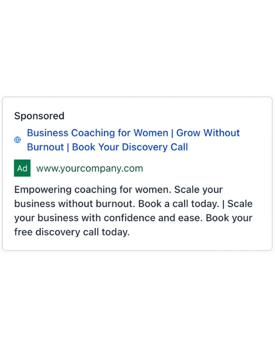 Business Consultant - Google Ad