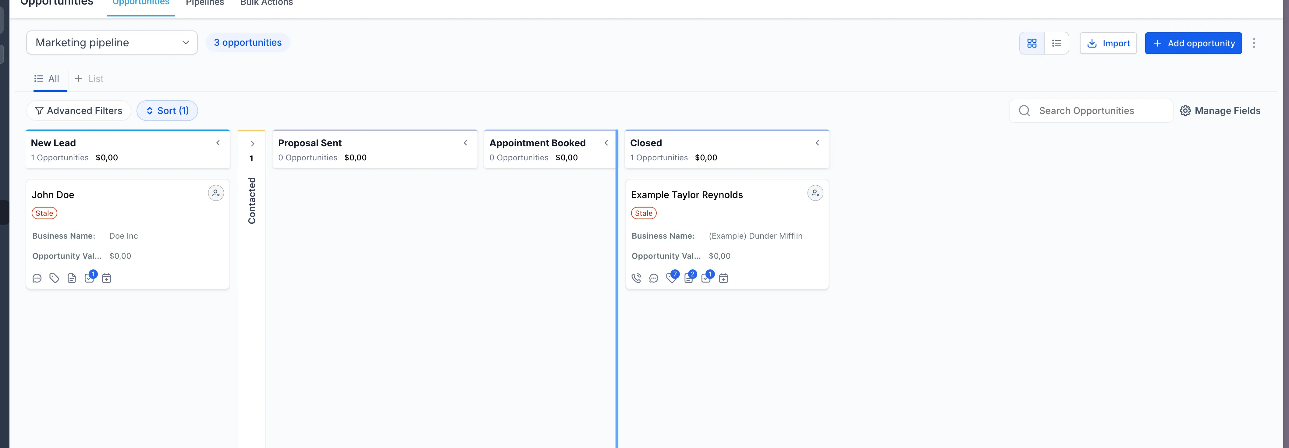 Resizable pipeline columns in Kanban view