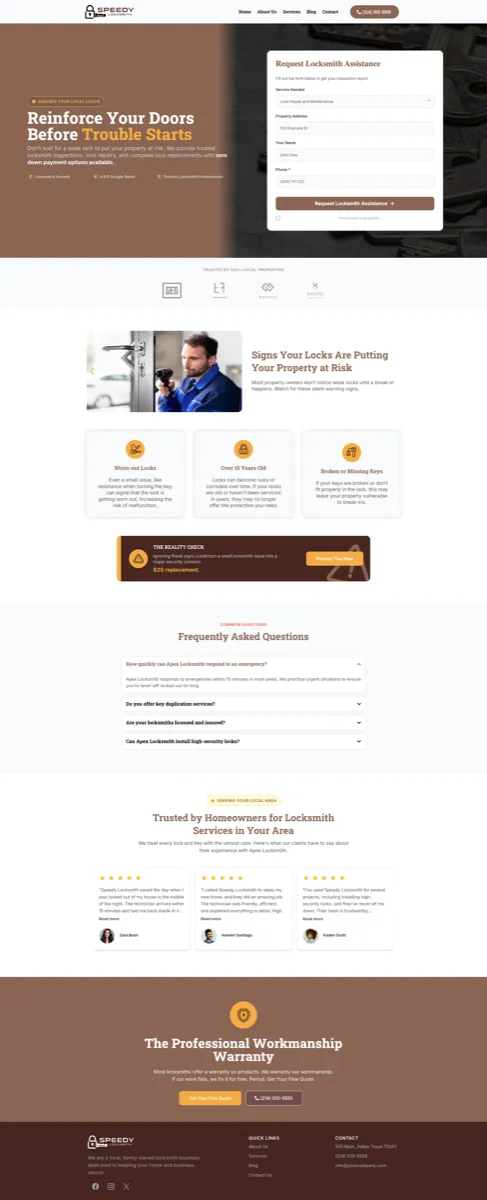 Lock Repair - Website