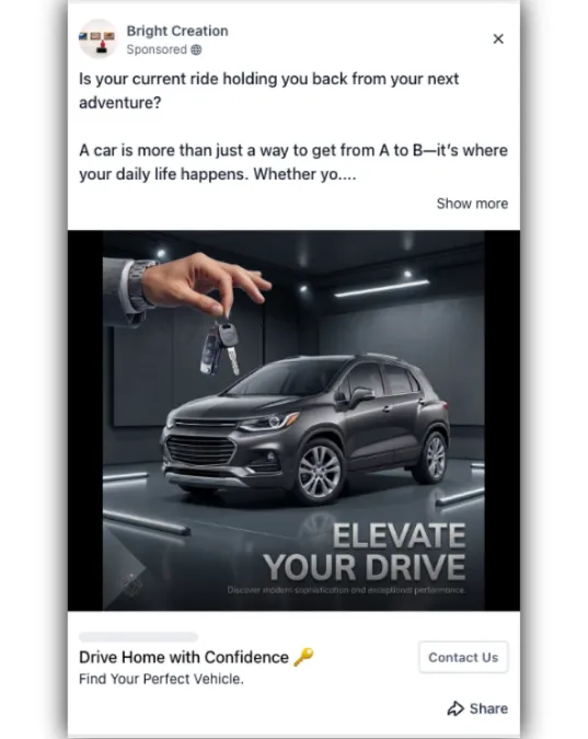Car Dealer - Facebook Ad