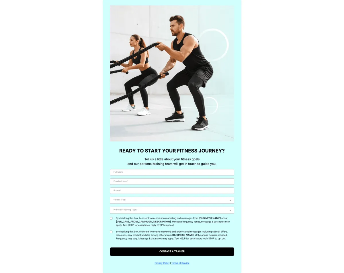 Fitness Coach - Form