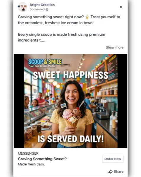 Ice Cream Shop - Facebook