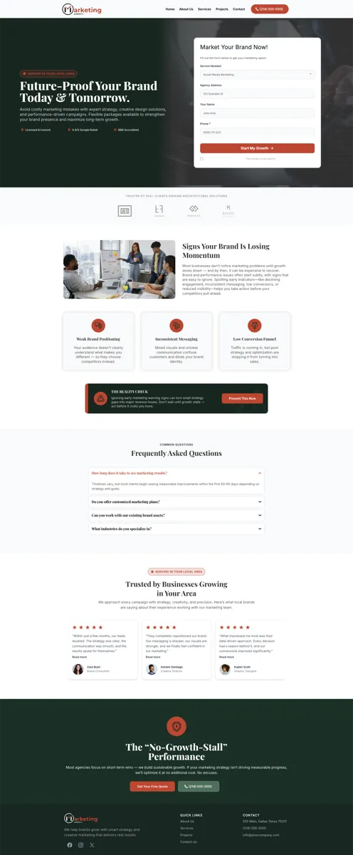 Marketing Firm - Website