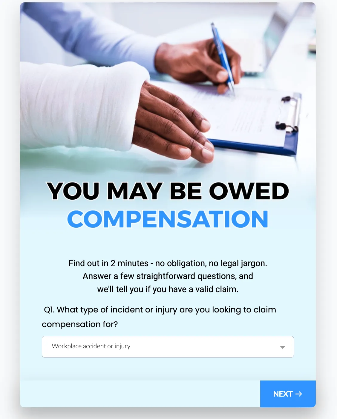 Compensation Lawyer - Survey