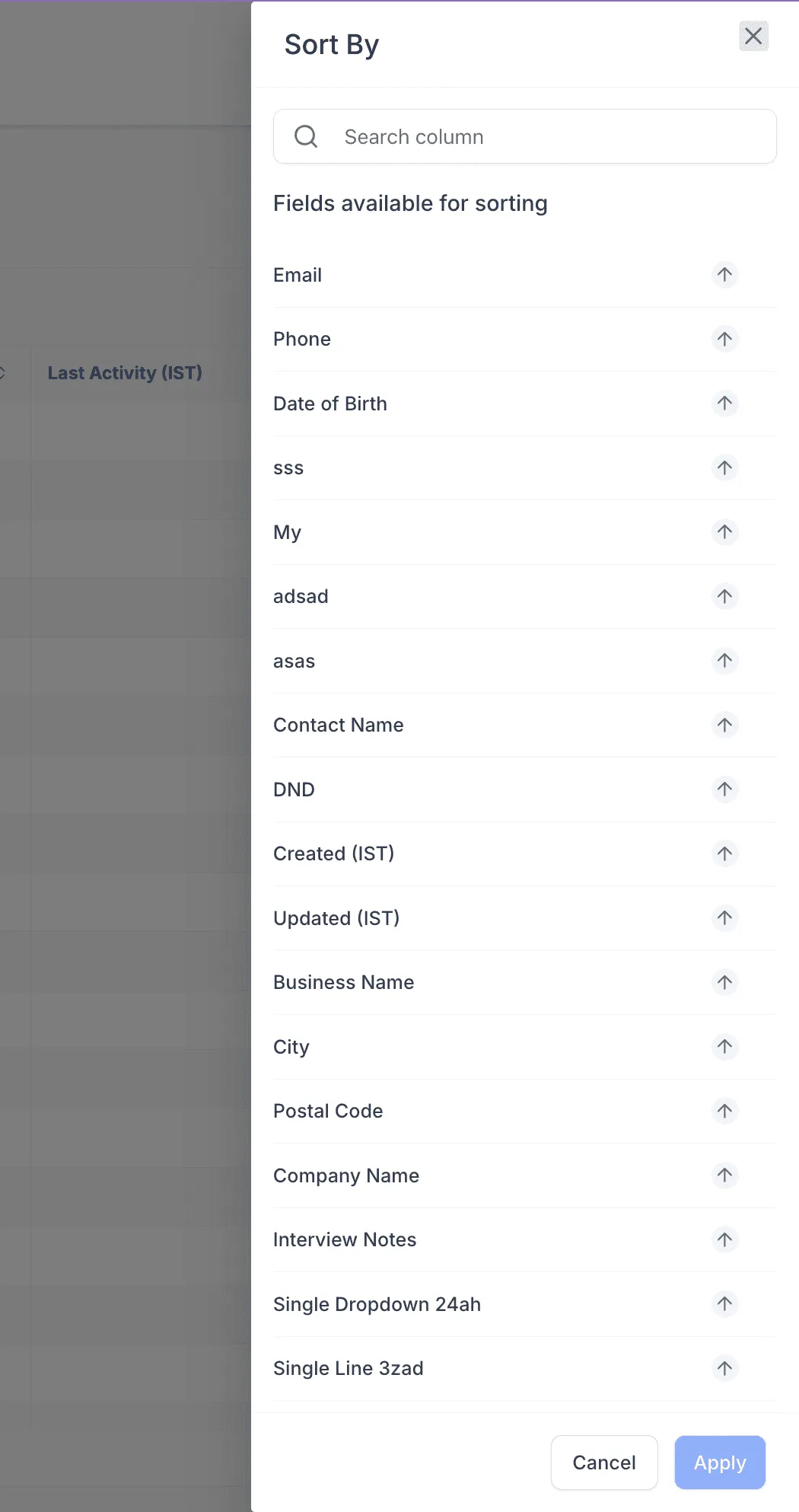 Advanced filter builder with AND/OR logic in SMBcrm SmartLists