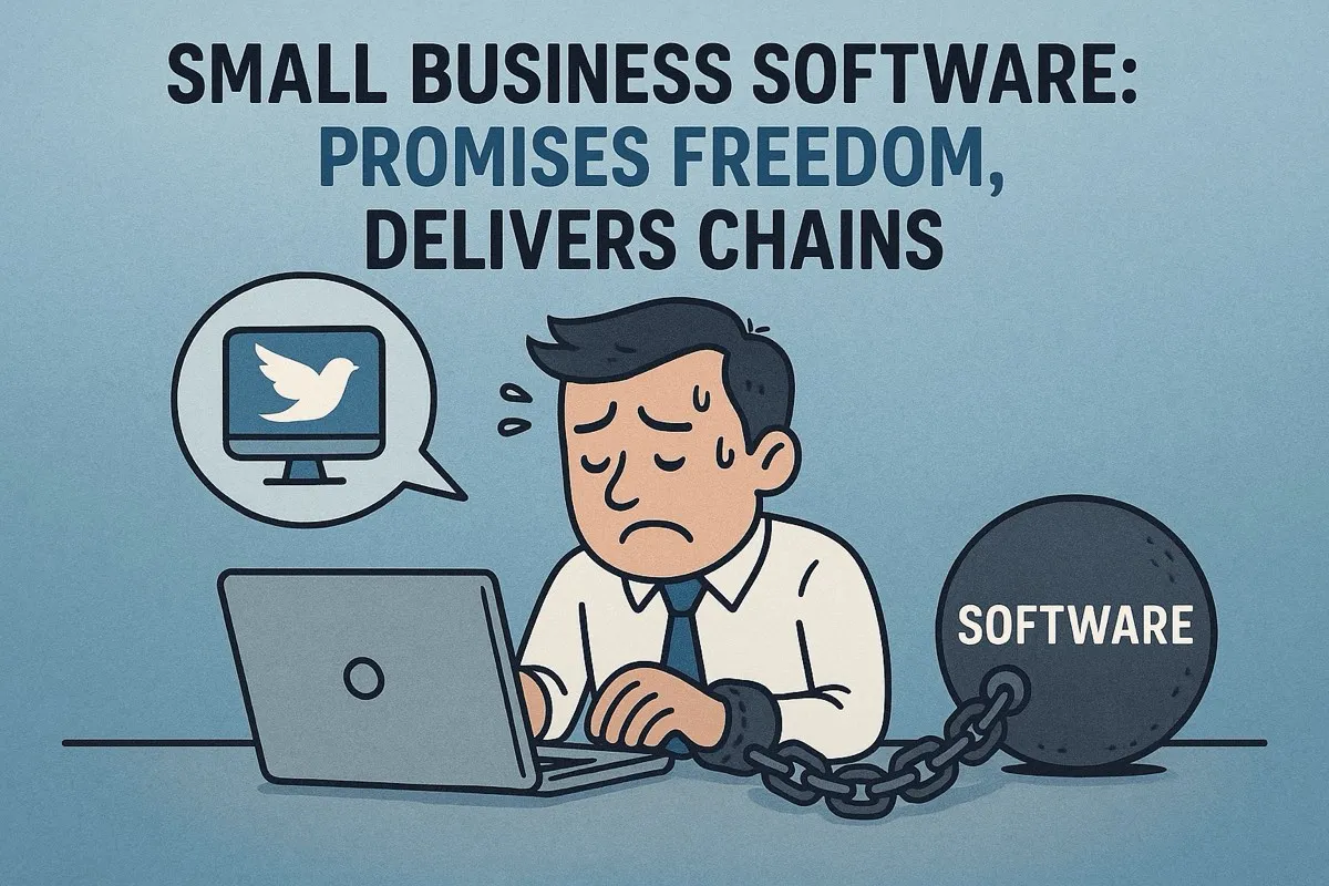 Small Business Software Promises Freedom Delivers Chains