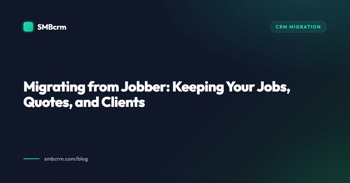 Migrating from Jobber: Keeping Your Jobs, Quotes, and Clients