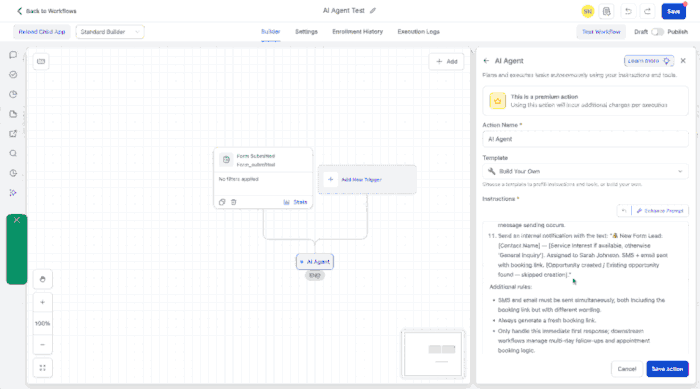 Per-tool control example